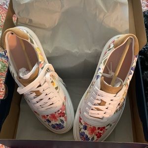 Cole Haan grand pro series GP rally court sneakers floral print 9B
